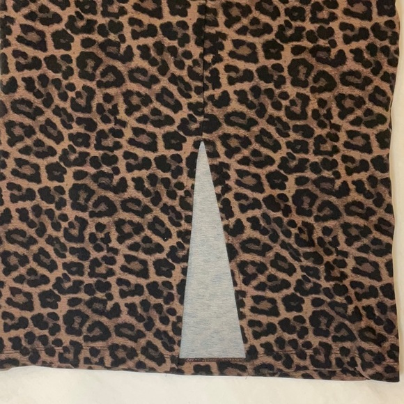 H&M | Leopard Print Pencil Skirt | Size S |Reversible | MIDI | Stretchy - Picture 2 of 4
